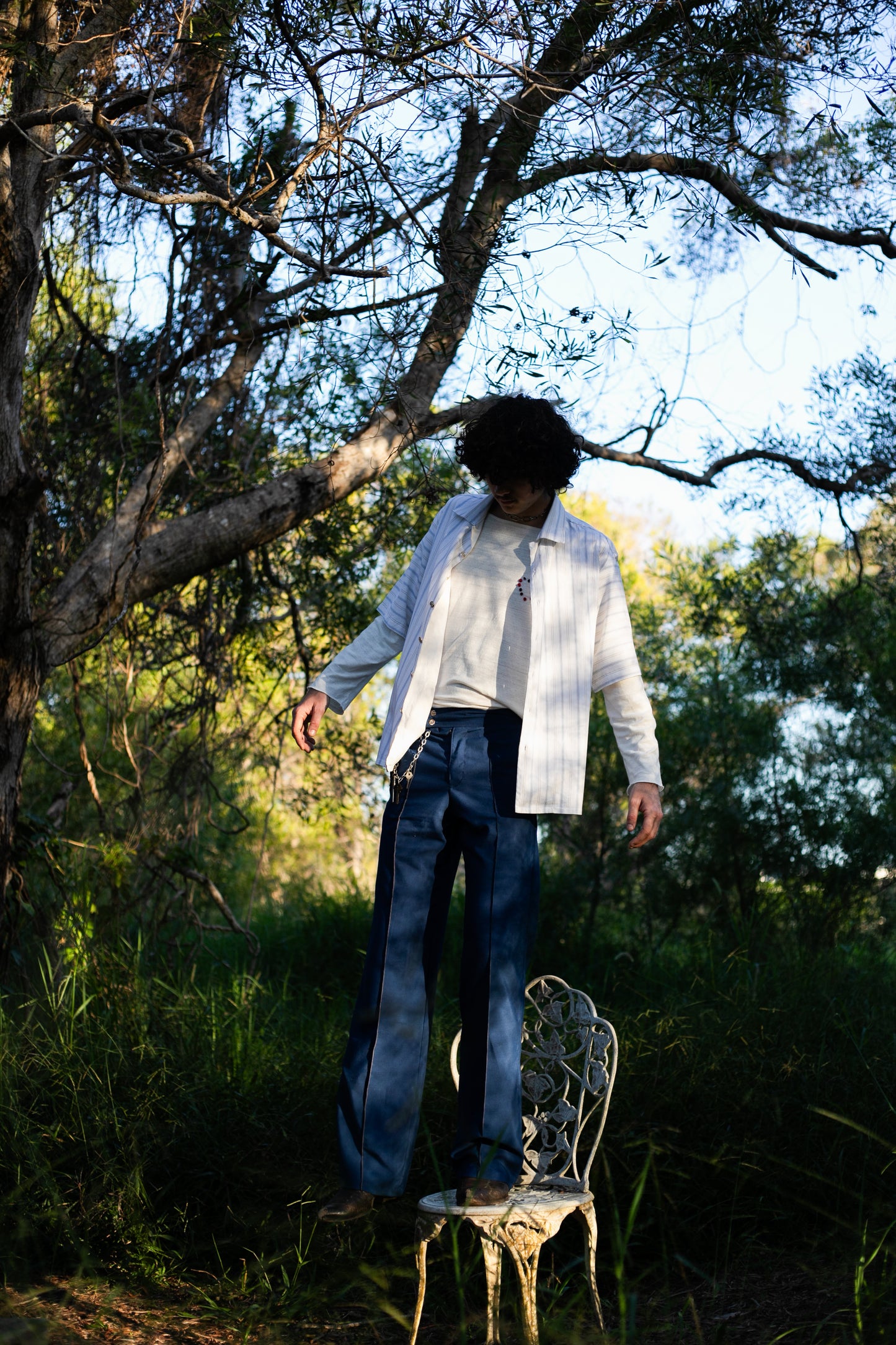 Sailor Stripe Button Up