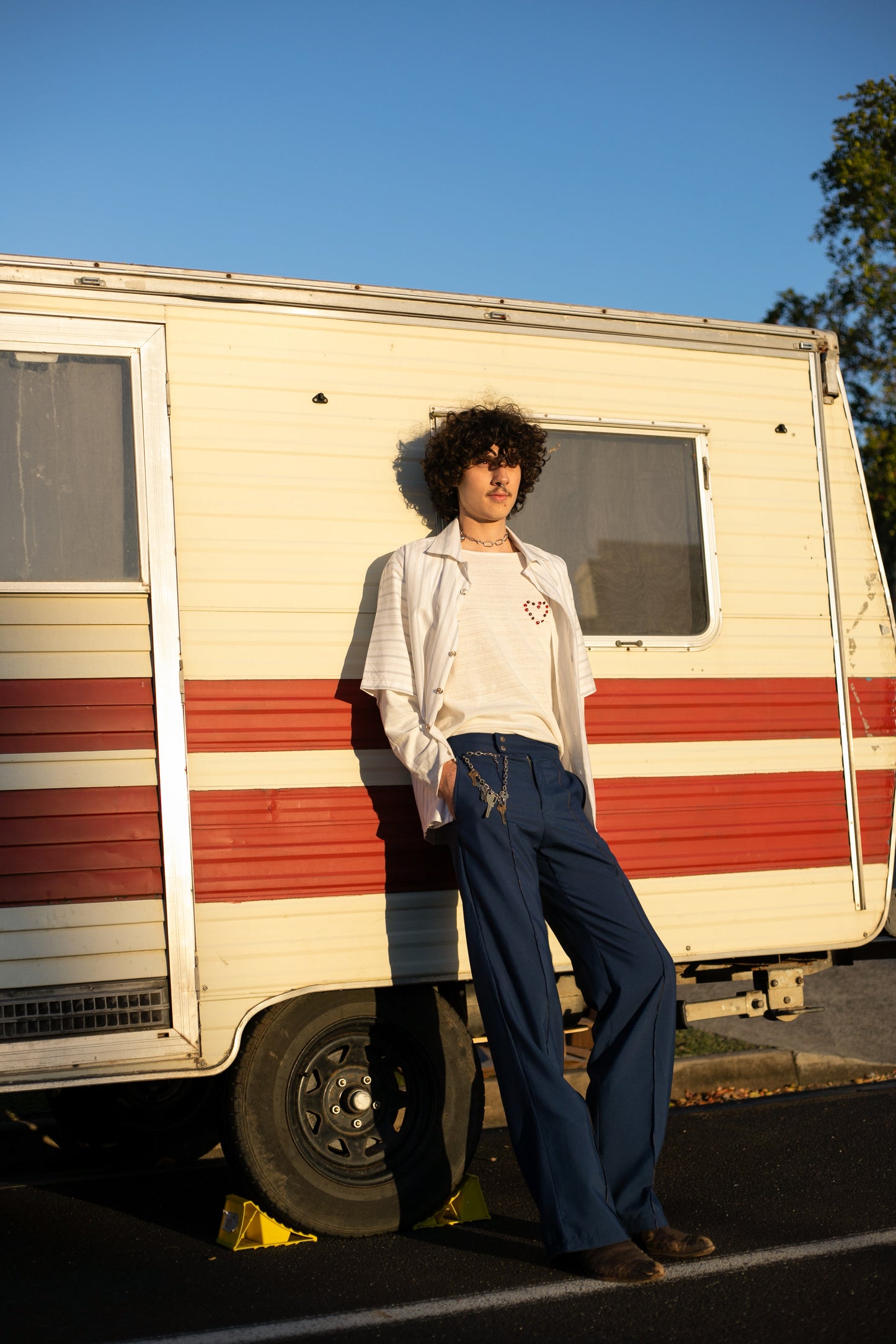 Stitched Lover Boy Flares